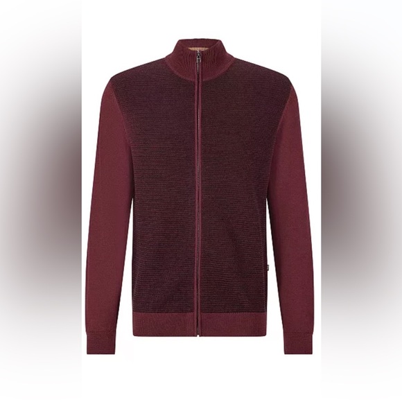 Boss Other - Hugo Boss Ladriano - Burgundy Sweater